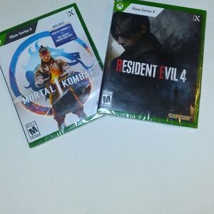 Mortal Kombat 1 / Resident Evil 4 Xbox Series X Game Bundle